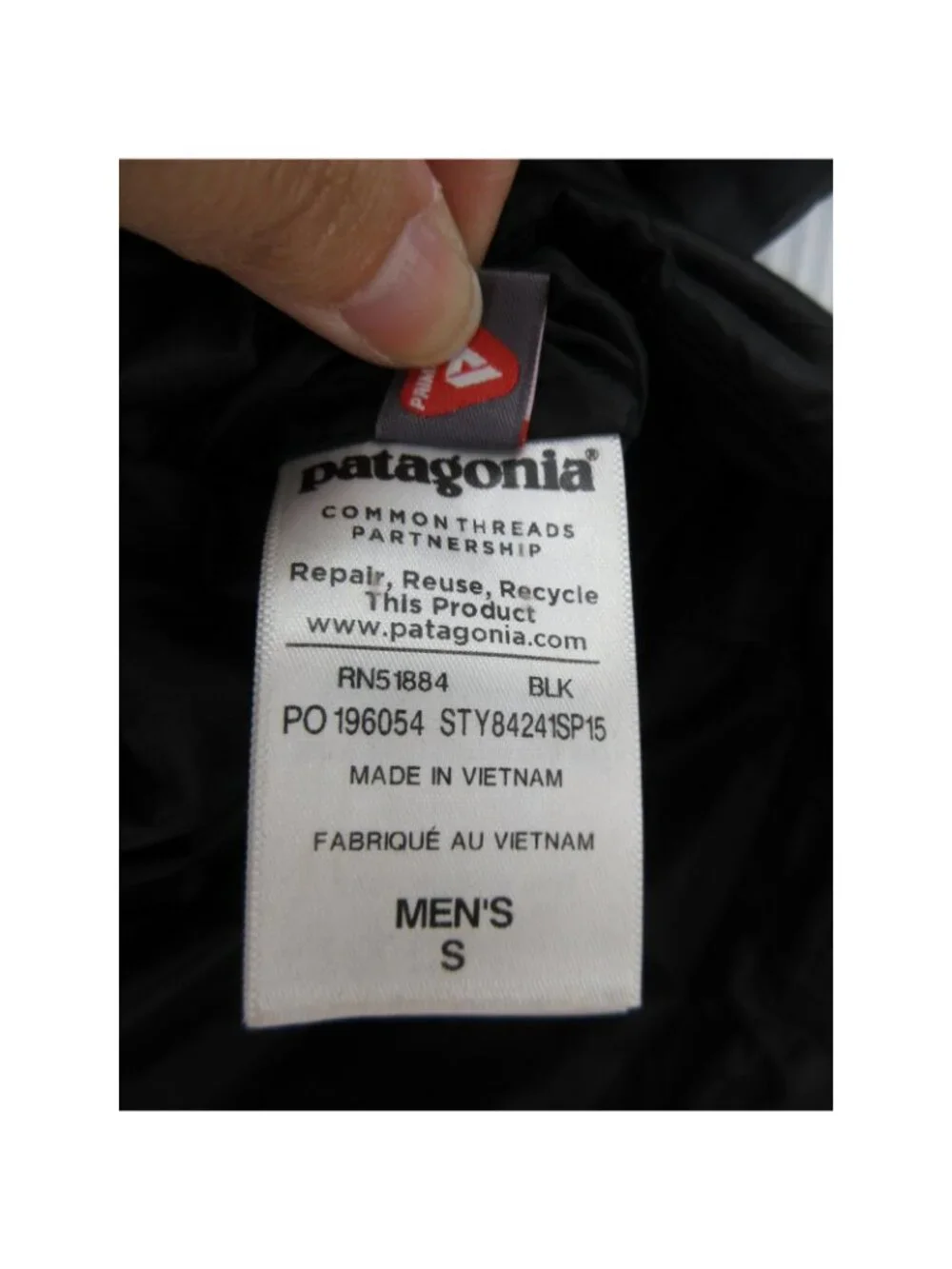 Patagonia Vest Small Nano Puff Primaloft Quilted Full Zip Insulated
